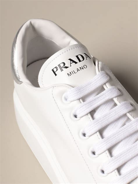 prada all white|all white prada shoes.